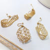 18K gold pull adjustable lace ring