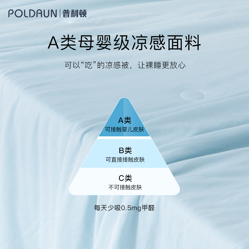 普利顿冰淇淋被夏凉被抗菌冰丝冷感被夏被凉被薄款被子水洗空调被 - 图1