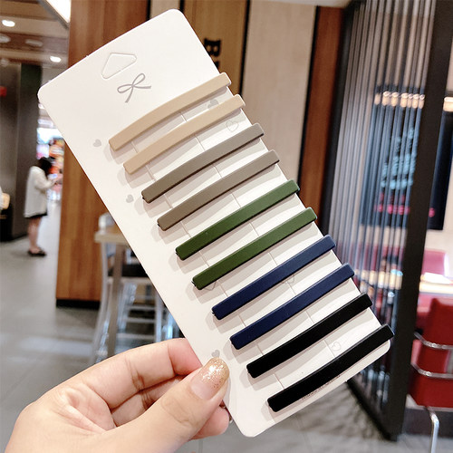 发夹女夏季侧边发卡后脑勺夹子头饰一字夹碎发刘海夹夏天边夹卡子 - 图2