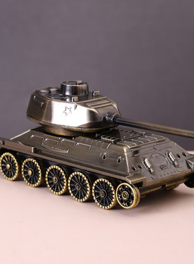 美式复古铁艺二战坦克飞机模型