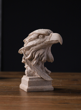 创意仿真动物头雕塑摆件