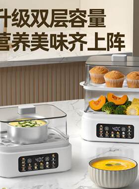 煮蛋器大容量可预约定时蒸蛋器自动断电多功能家用蒸蛋机电蒸锅