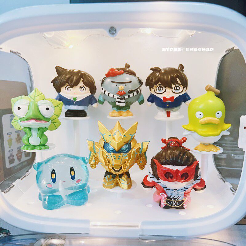蛋仔派对盲盒游戏周边手办黄金机甲小学生可爱男孩子摆件生日礼物