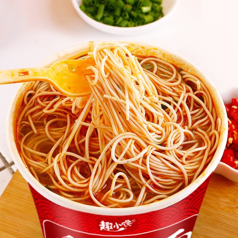 趣小馋重庆小面桶装正宗早餐速食品方便面泡面粉丝米线酸辣粉面条,淘宝优惠券,粉丝福利购,淘宝优惠卷
