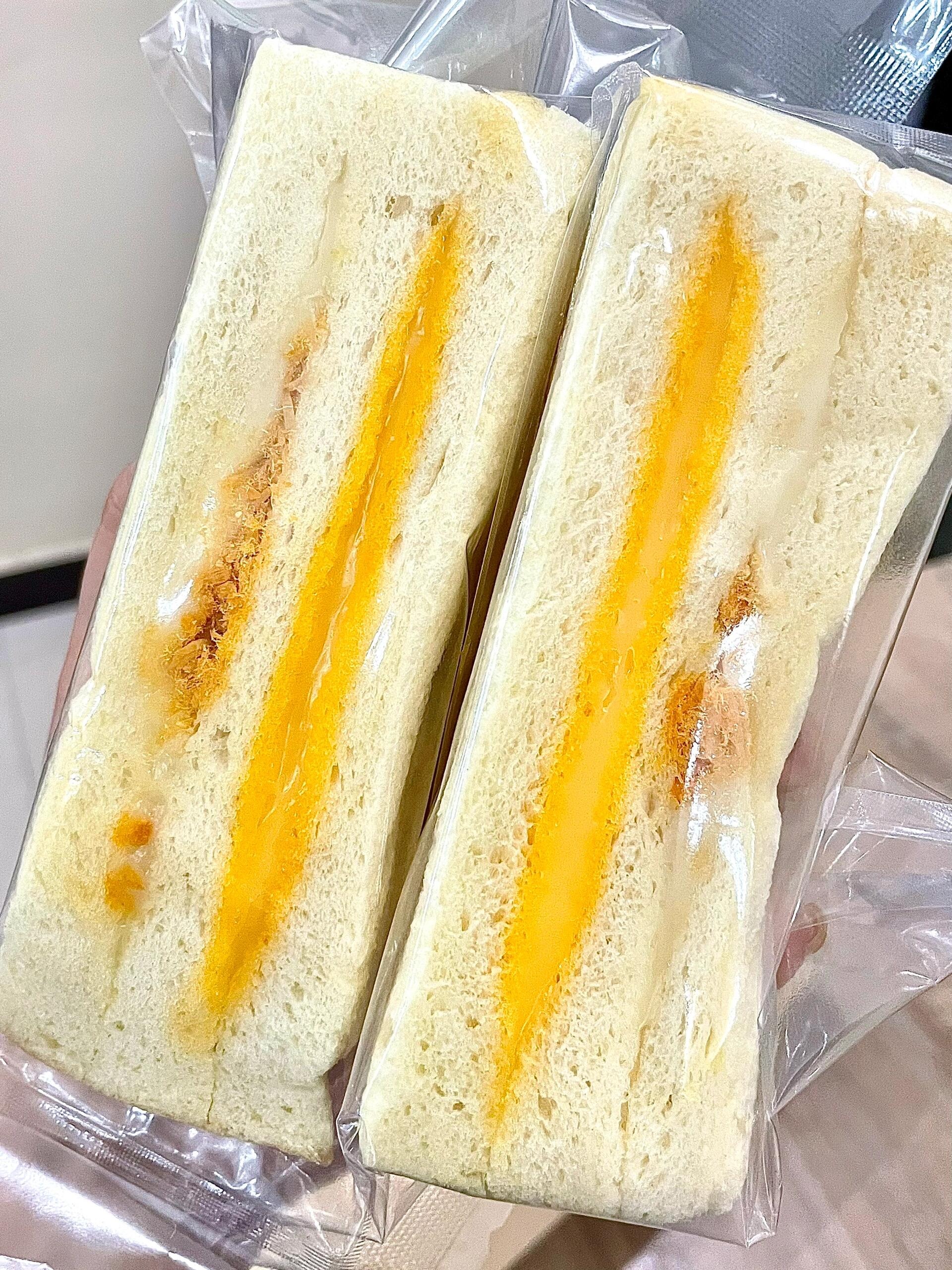 无皮三明治面包夹心吐司肉松沙拉三明治去皮三明治软吐司代餐面包 - 图2