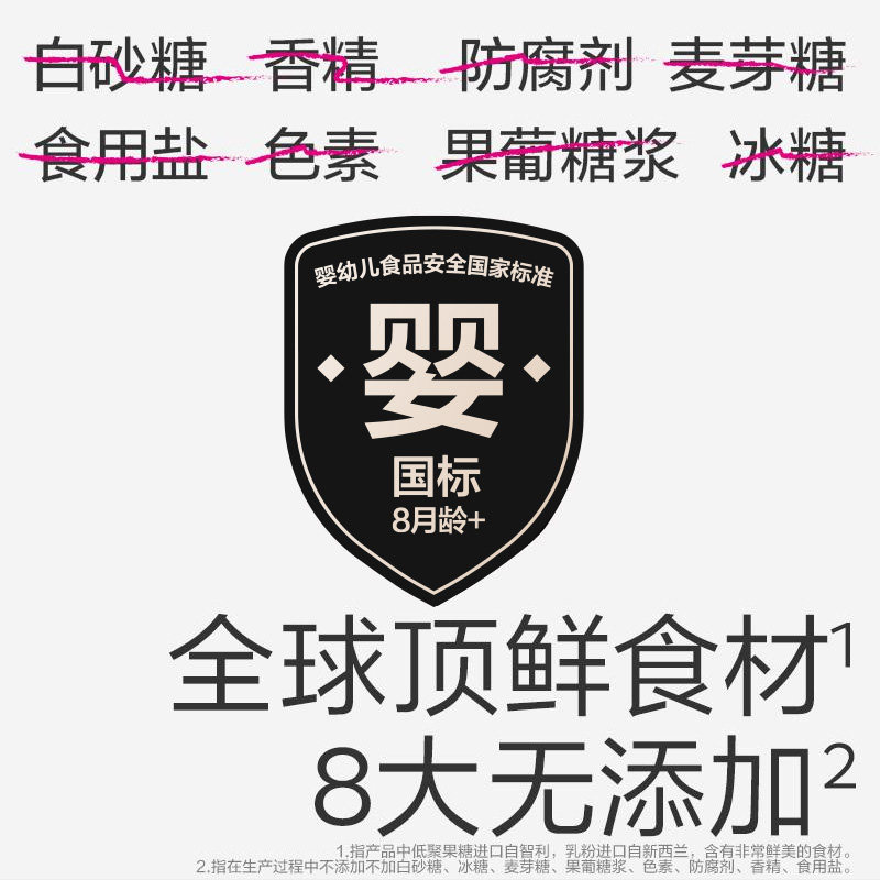 光合星球婴幼儿奶香缤纷小馒头宝宝吃的零食饼干磨牙儿童无添加