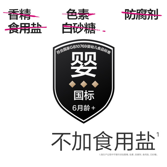 【量贩装】光合星球宝宝面条婴幼儿无添加食盐营养果蔬儿童辅食面