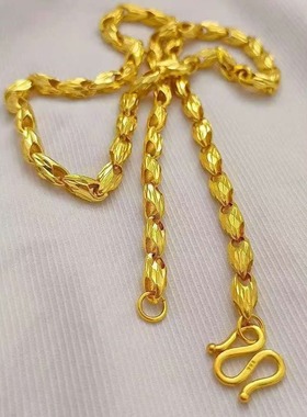 链子项链男士空心瓜子链女款饰品