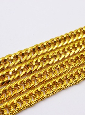 马鞭链项链老板马鞭链双扣项链项链男饰品