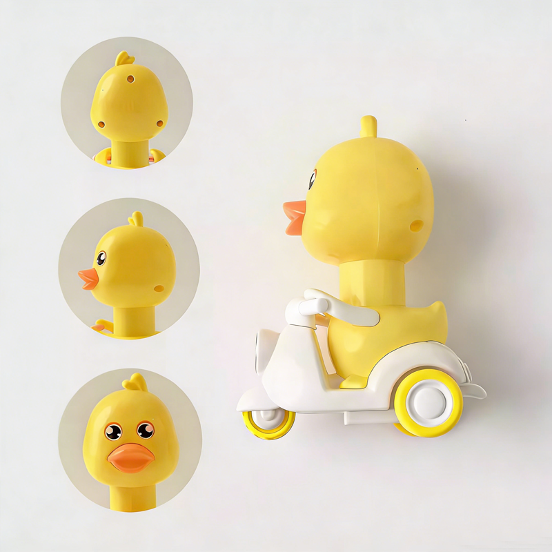 按压回力小黄鸭儿童玩具车男孩1-2-3岁宝宝小孩惯性小汽车摩托车,淘宝优惠券,粉丝福利购,淘宝优惠卷