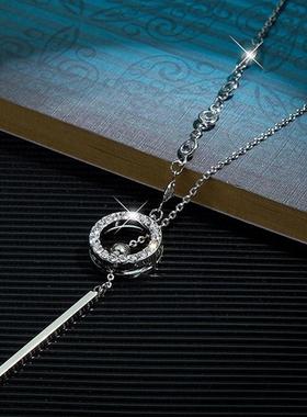 毛衣炼长款2023年新款潮百搭简约高端冬季挂饰装饰项炼女衣服配饰