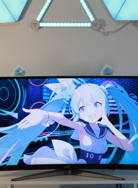 蓝白蝴蝶结铃铛桌面装饰摆件