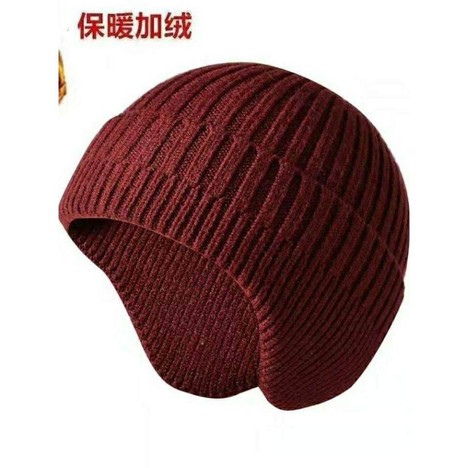 加绒帽子男女毛线护耳帽骑车防风帽户外保暖秋冬季弹力滑雪针织帽,淘宝优惠券,粉丝福利购,淘宝优惠卷