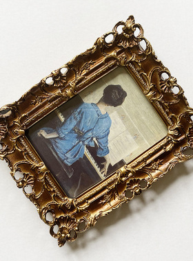 家居复古欧式法式树脂壁挂摆台装饰摆件挂墙画框照片框组合相框