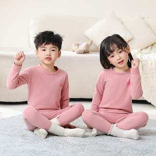 高品质！儿童德绒保暖内衣套装