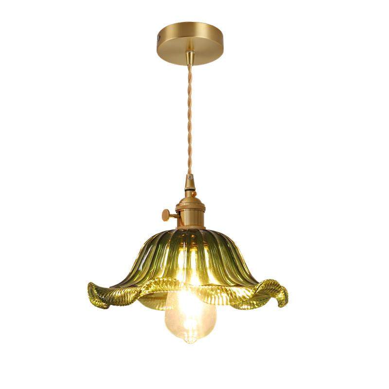 老上海餐厅吊灯复古怀旧吧台咖啡店民宿玄关日式单头黄铜玻璃吊灯,淘宝优惠券,粉丝福利购,淘宝优惠卷