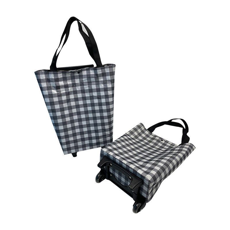 牛津布拖轮包折叠买菜小拖车购物车家用拿快递小拉车拉杆轮子包,淘宝优惠券,粉丝福利购,淘宝优惠卷