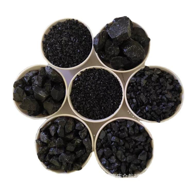 黑色石子 黑色砾石 黑色卵石 黑色碎石 黑色水磨石子 量大优惠 - 图3