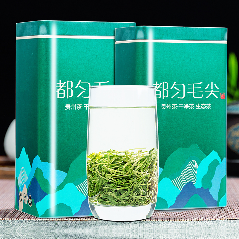 万季香贵州茶叶都匀毛尖茶2021新茶高山云雾茶绿茶浓香型散装500g