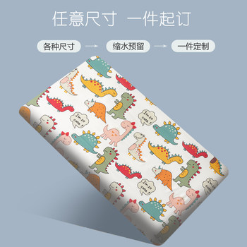 Class a cotton children's cartoon fitted sheet waterproof urine barrier pure cotton baby crib cover spliced ​​​ແຜ່ນ​ນອນ custom