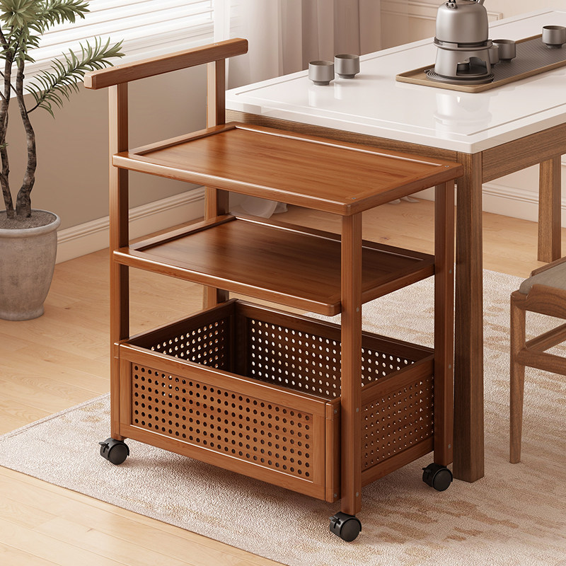 小推车茶几复古小桌子沙发边茶几侧边柜可移动置物架卧室床边角几,淘宝优惠券,粉丝福利购,淘宝优惠卷