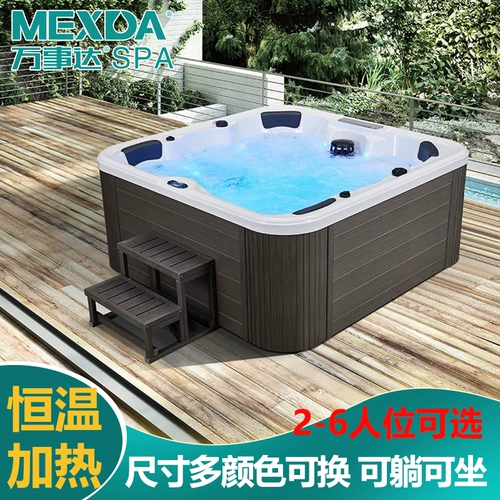 Наружная постоянная температура MasterCard Массаж для серфинга в ванне.