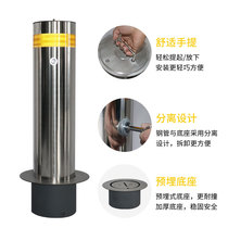 Stainless steel warning column separation pile collision avoidance guard column iron column roadblock road pile parking column active column