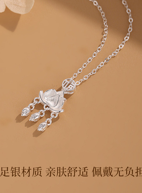 高级足银锁骨链小众设计精致颈链