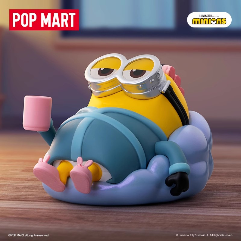 环球影业小黄人慵懒每一天系列手办盲盒潮流玩具礼物摆件