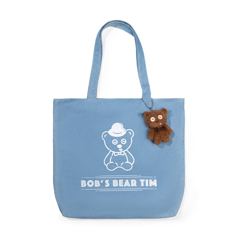 【体育】环球影业小黄人TIM熊氧气蓝单肩包包挂大容量通勤牛仔包,淘宝优惠券,粉丝福利购,淘宝优惠卷