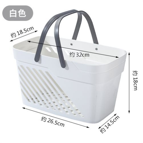 新品Bath basket habnd soft bath barrel bath folding daily ne-图1