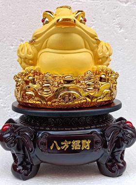 八方招财 金蟾 貔貅 树脂工艺品摆件 风水办公开业家居装饰礼品