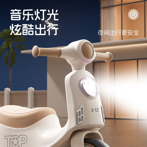 儿童三轮车脚踏车2-5岁小孩自行车平衡车音乐灯滑行车童车玩具 - 图2