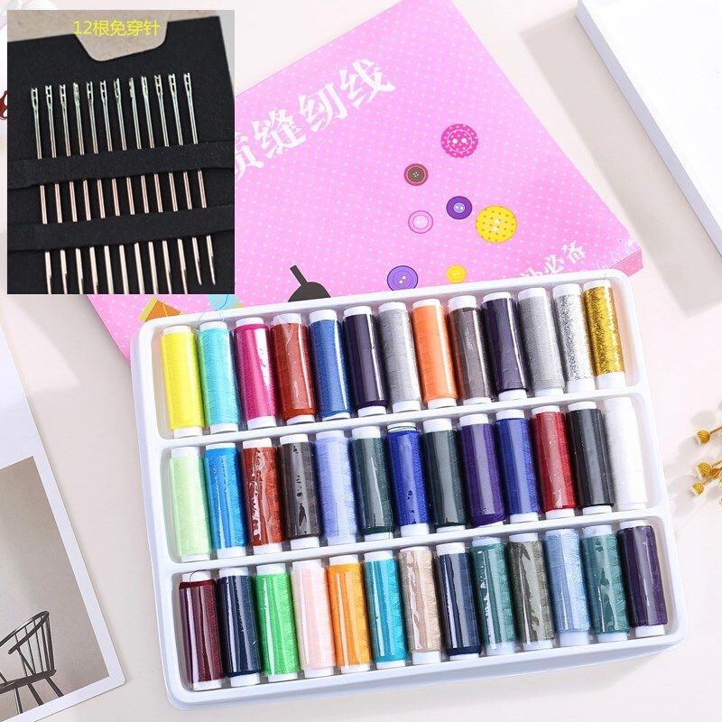 极速Household handmade sewing kit color sewing thuread sewin-图3