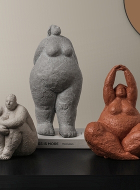 树脂侘寂风摆件软装饰品