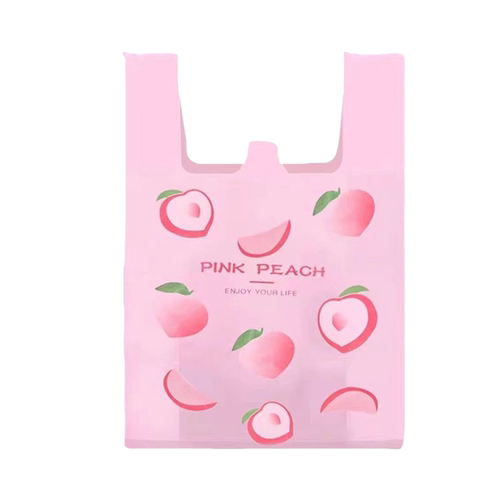 卡通网红打包外卖袋水果手提塑料包装袋食品零食礼品背心袋子 - 图3