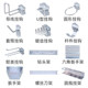Hole plate tool hook hardware storage square hole accessories