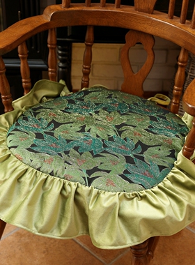 田园复古椅子坐垫轻奢透气摆件