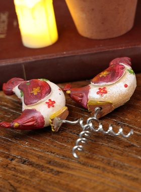 美式乡村油画风树脂花园装饰摆件