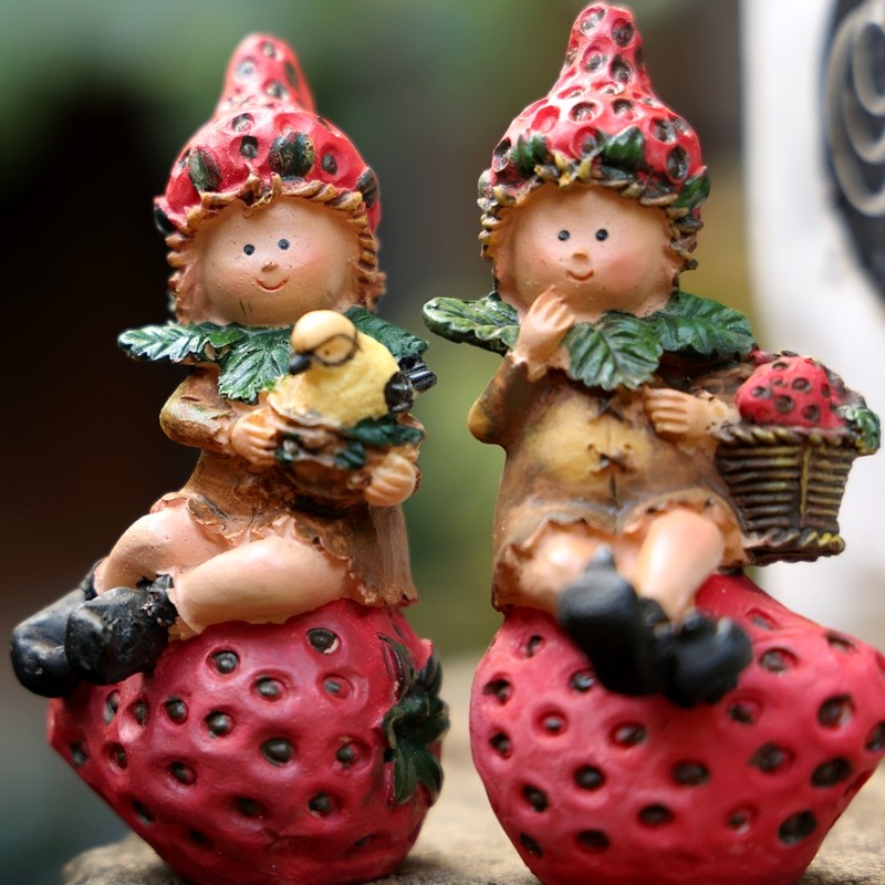 创意可爱水果情侣吊脚娃娃客厅卡通电视柜置物架玩偶家居装饰摆件,淘宝优惠券,粉丝福利购,淘宝优惠卷