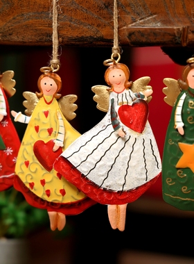 创意圣诞复古小天使挂件装饰品