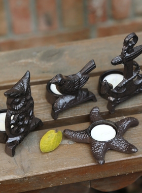 复古铸铁铁艺动物节日氛围装饰