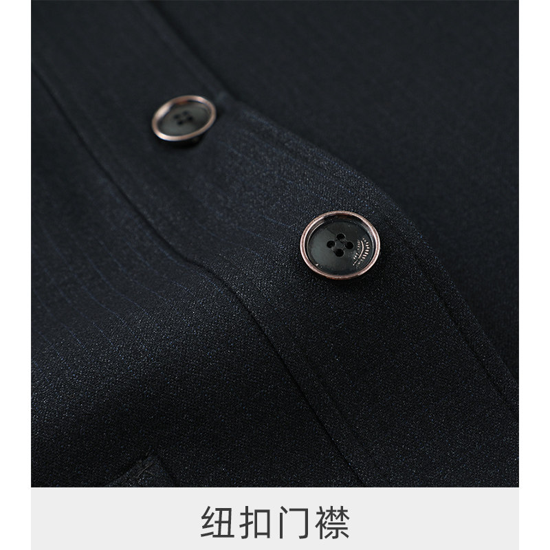 纽扣版爸爸装春秋装外套中老年人休闲夹克男爷爷衣服宽松大码上衣