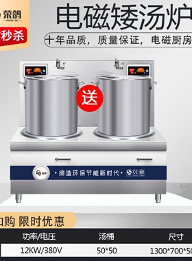 新品Commercial electrqomagnetic dwarf soup furnace 15KW high