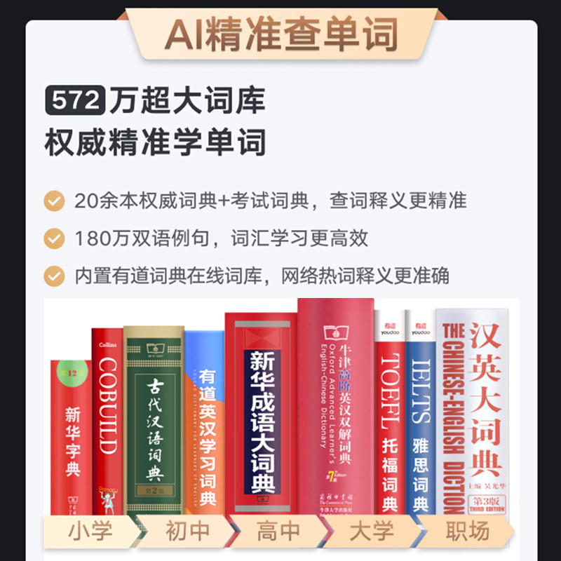 【官方专卖】网易有道x5点读笔词典笔 有道科讯电子辞典