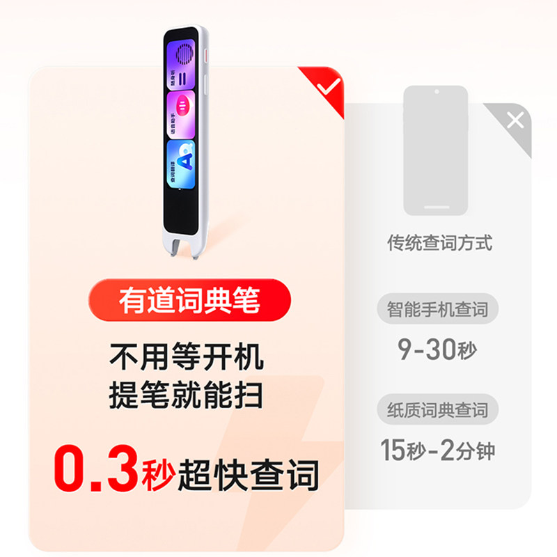 【官方正品】网易有道词典笔A7专业版有道翻译笔X7PRO点读笔英语学习扫描翻译笔智能单词笔扫描笔,淘宝优惠券,粉丝福利购,淘宝优惠卷