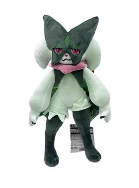 跨境新款Sprigatito Plush假面喵骨纹巨声鳄蒂蕾猫毛绒玩具玩偶