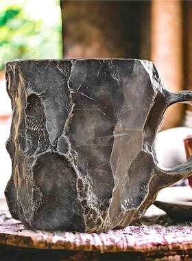 跨境新品Mineral Crystal Coffee Mugs 矿物水晶咖啡树脂杯