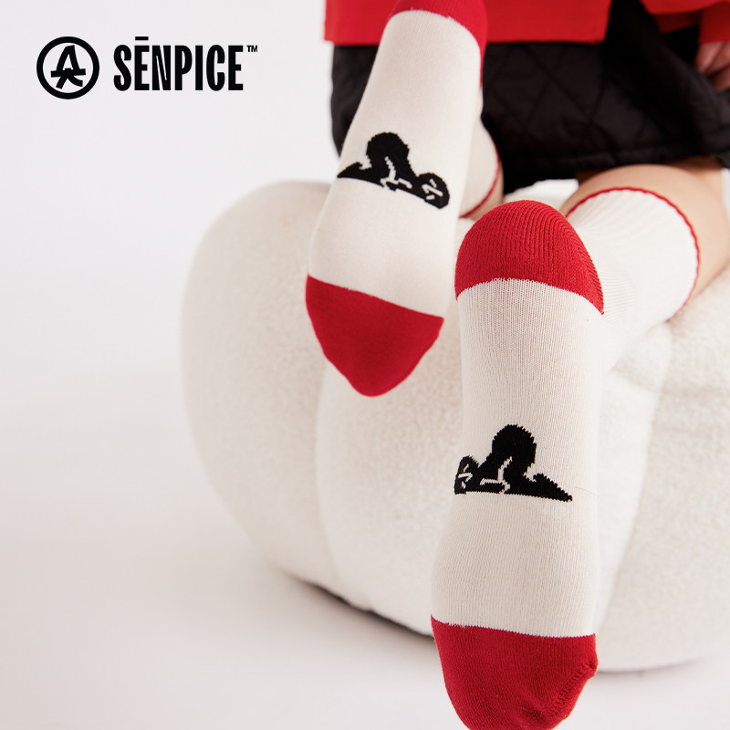 上森本命年袜子红色马年袜子中筒袜女款男袜红袜2026新年袜,淘宝优惠券,粉丝福利购,淘宝优惠卷