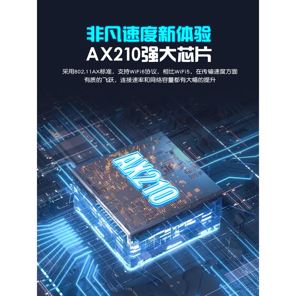 IntelAX210 AX200 9260AC 8265AC台式机PCIE无线网卡WiFi6蓝牙5.3 - 图2